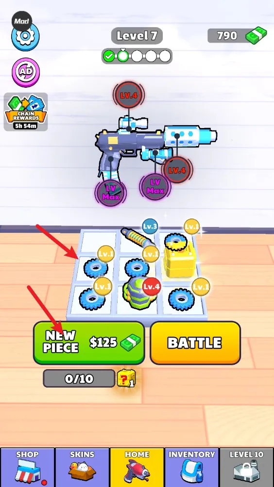 枪械闯关大师内置菜单下载